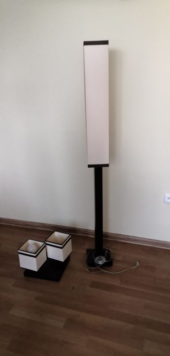 Lampa stojąca plus żyrandol