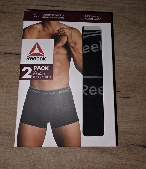 Nowy 2 pack bokserek Reebok rozm. L