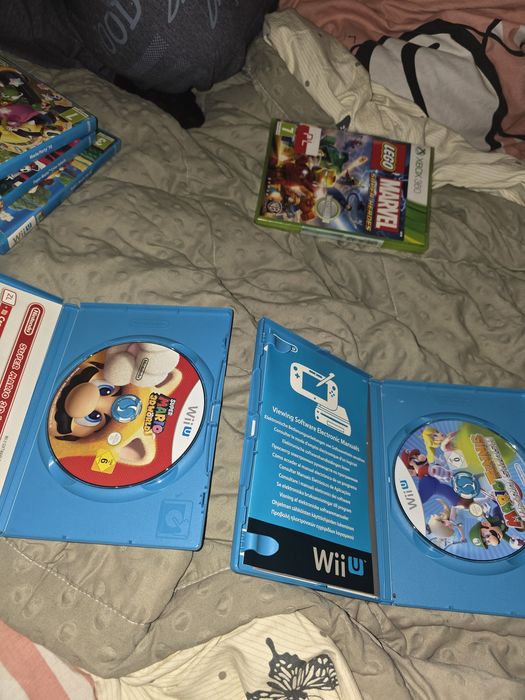 Zestaw dwoch gier  Super Mario 3 D world i Mario Tenis Ultra Smash