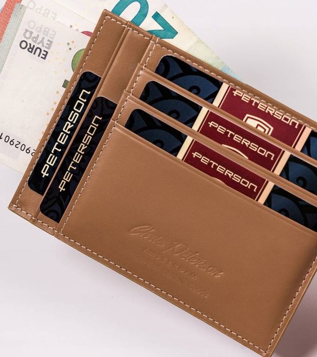 skórzane etui na dokumenty i banknoty - peterson