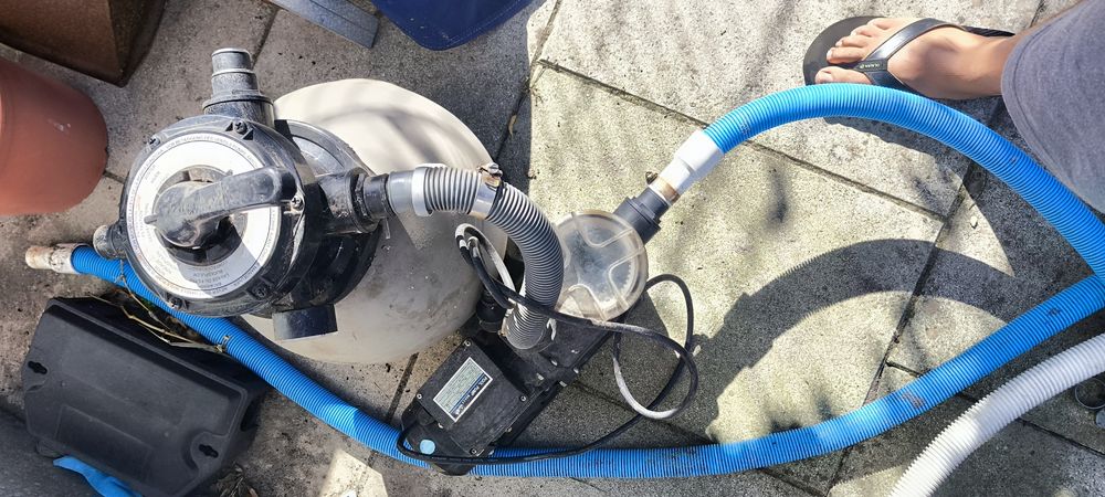 Bomba e Depuradora / Filtro de Areia para Piscina (com Vidro Filtrante)