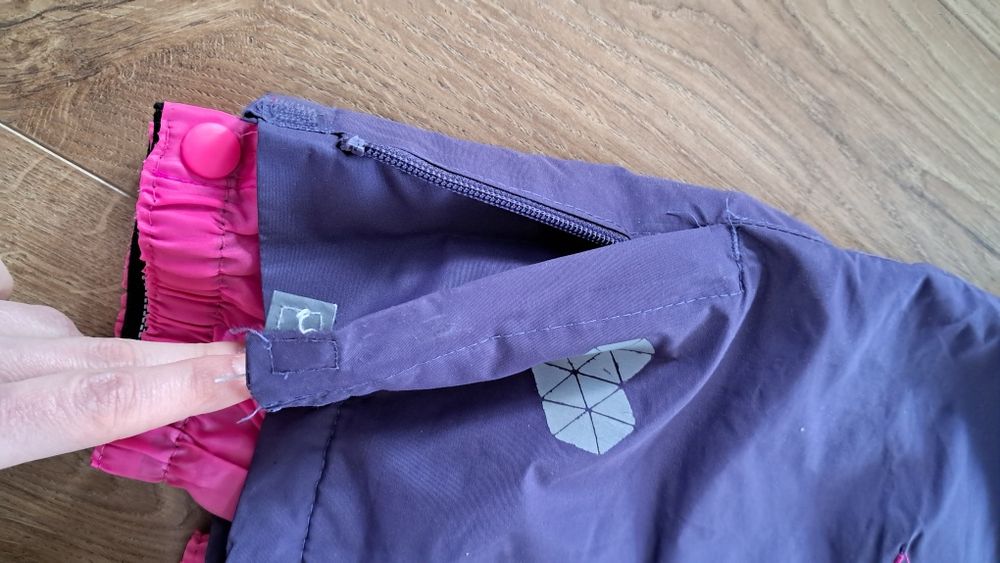 Spodnie zimowe narciarskie SMYK rozm. 116 cm