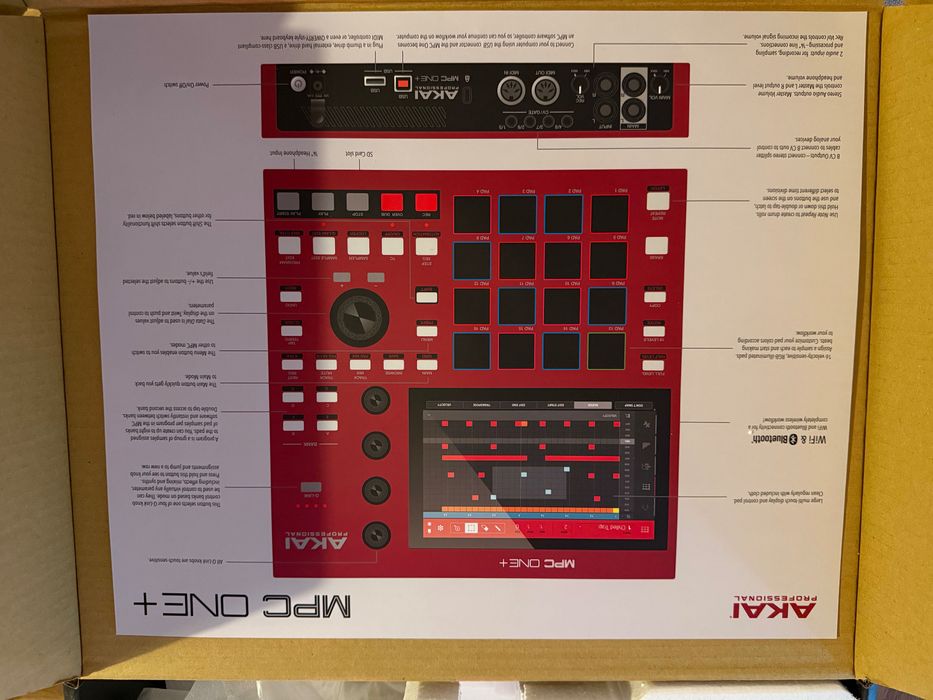 Akai MPC One+ | Stan bardzo dobry | Komplet | Domowe użytkowanie