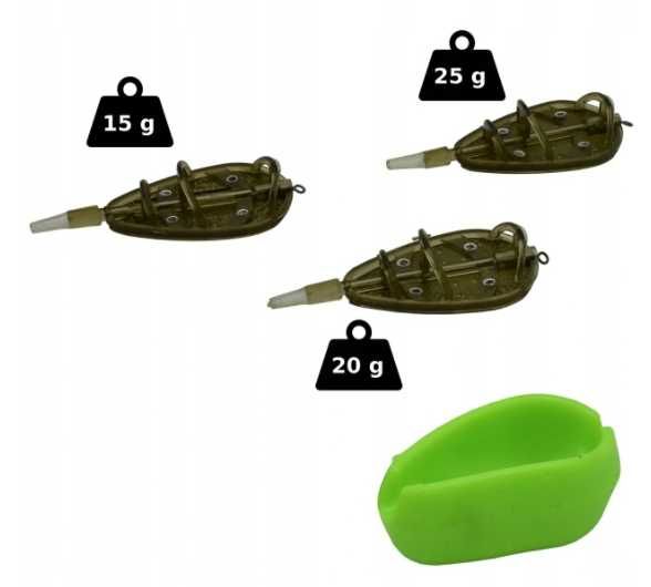 Koszyczek do metody x3 +forma method FEEDER 15-25g koszyki