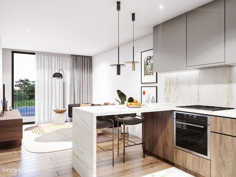 Apartamento T1 NOVO no coração de Braga