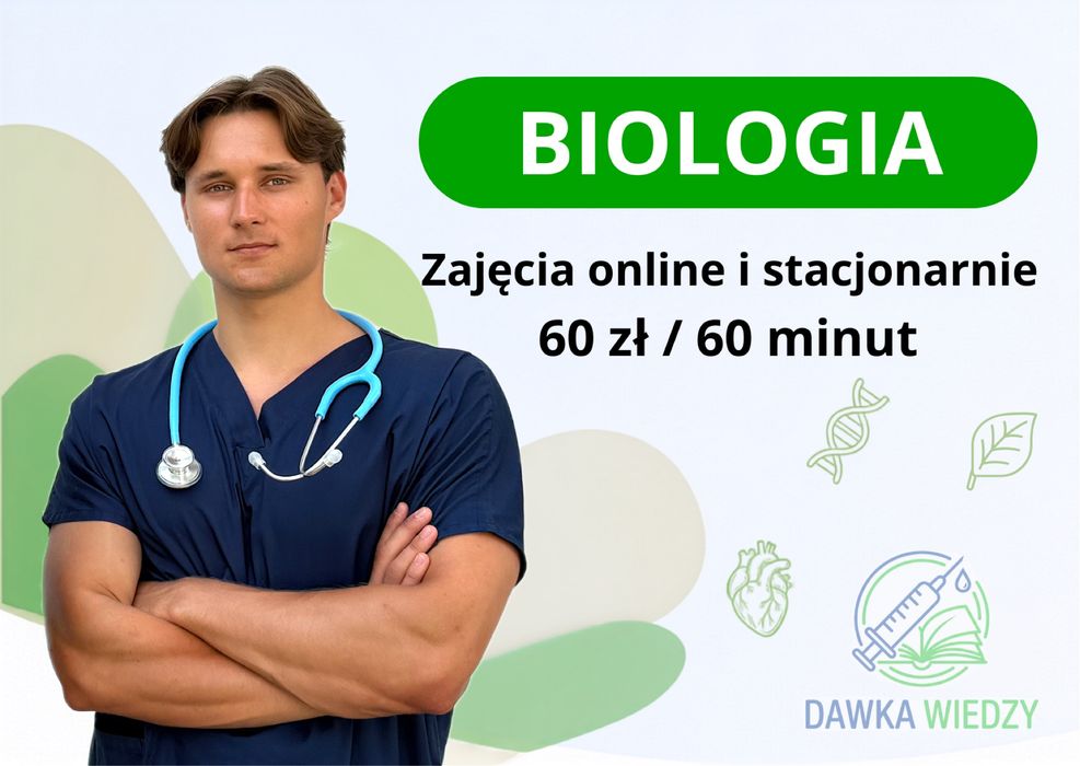 Korepetycje Biologia - Gdańsk/Online