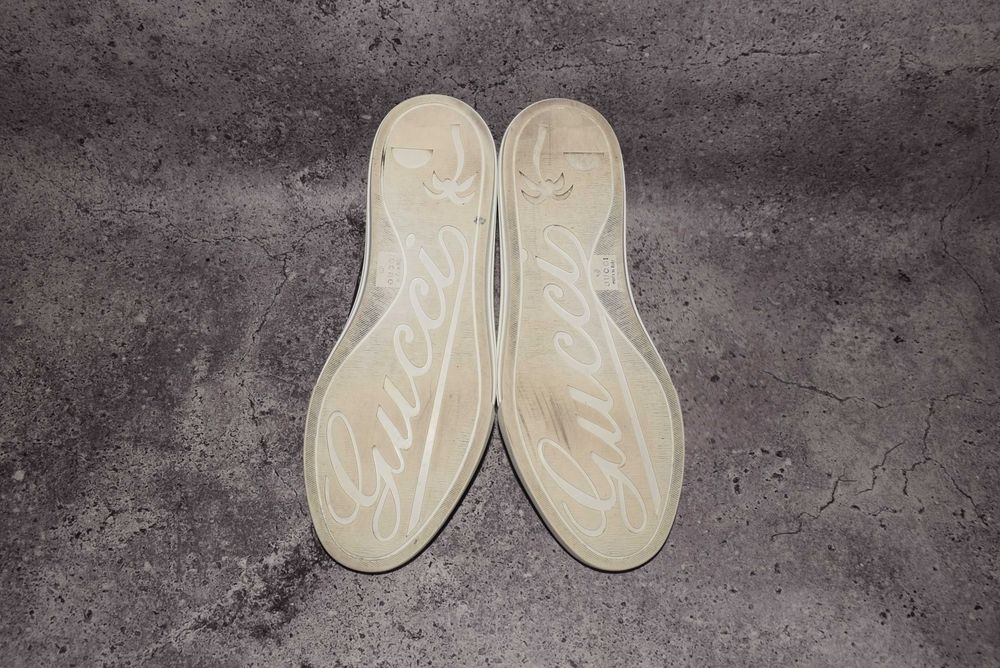 Gucci Leather Low Top (Чоловічі Преміальні Кросівкки Кеди Гучі )