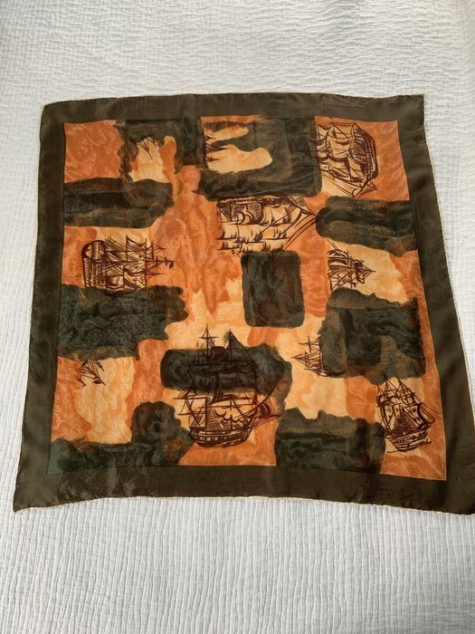 Chusta apaszka jedwab  vintage 70x70