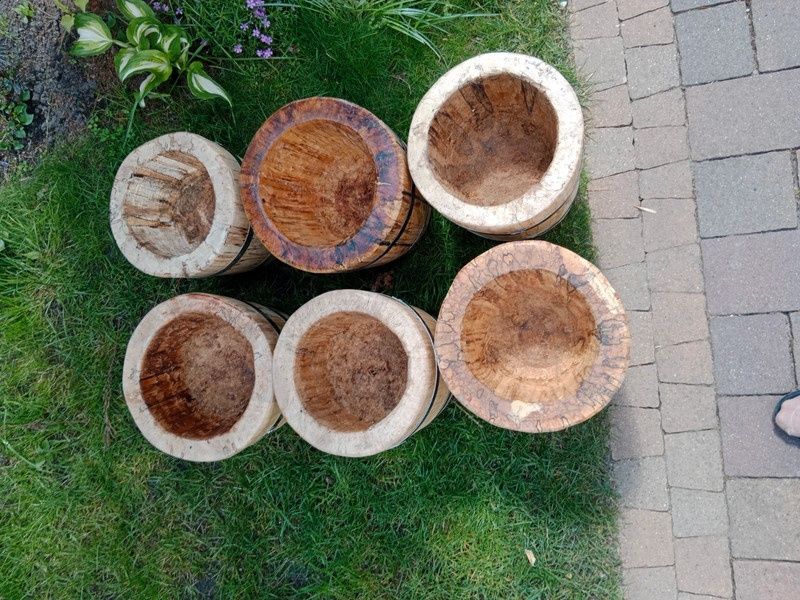 Doniczka donica drewniana