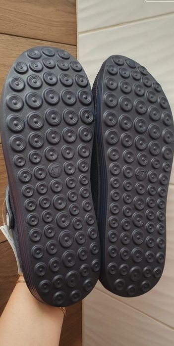 Klapki krokodylki a'la crocs 47 nadwymiary bez dziurek