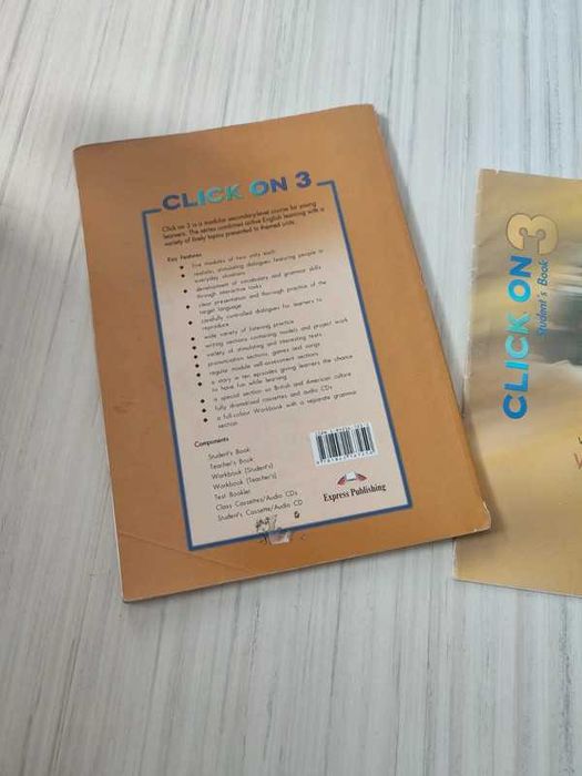 ćwiczenia do angielskiego Click On 3  i gratis writing projects