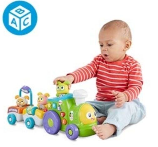 Интерактивный поезд "Бибо и его друзья", бренд Fisher price