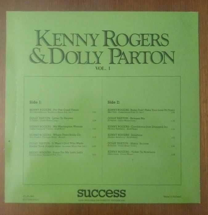 Kenny Rogers & Dolly Parton disco de vinil