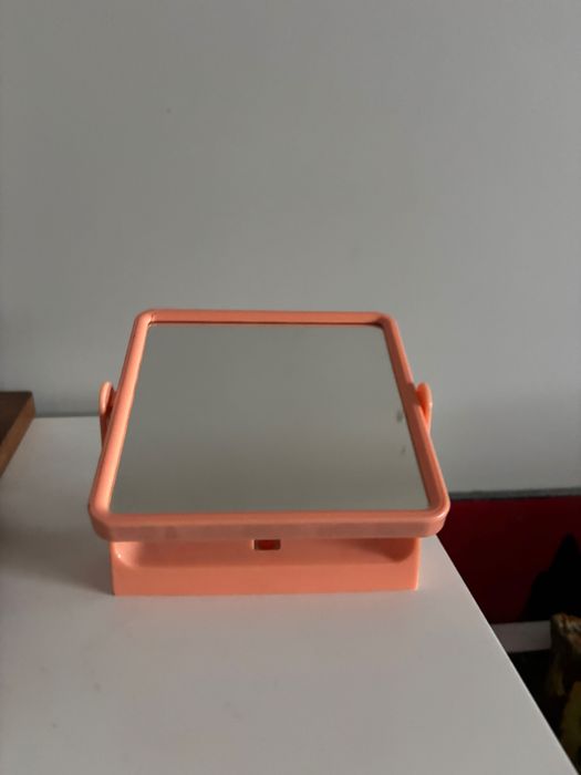 lusterko obrotowe do makijażu retro prl