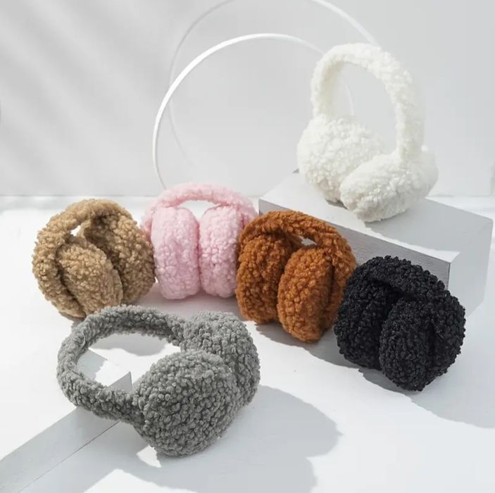 Навушники зимові плюш тедді teddy