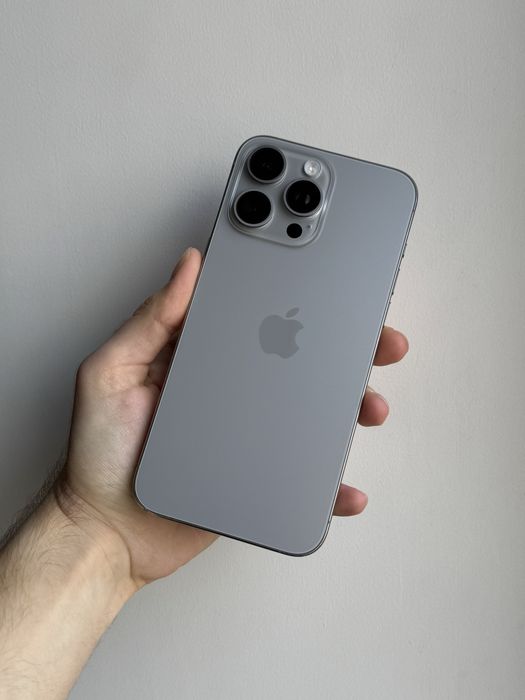 iPhone 15 Pro Max 256 Gb Natural Titanium Neverlock АКБ 88% Физ Сим