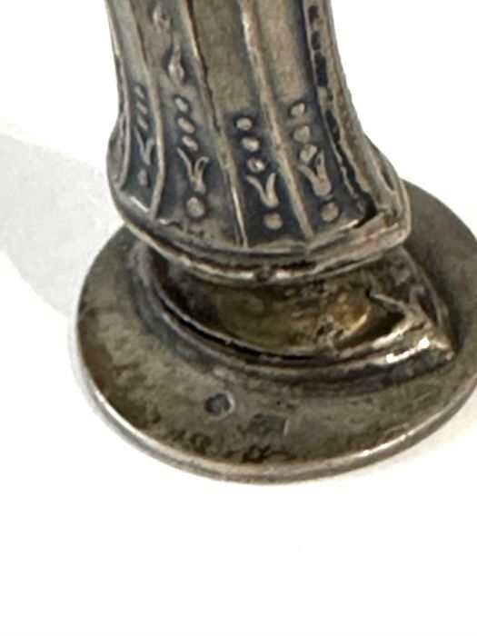 sinete antigo em prata, punção javali