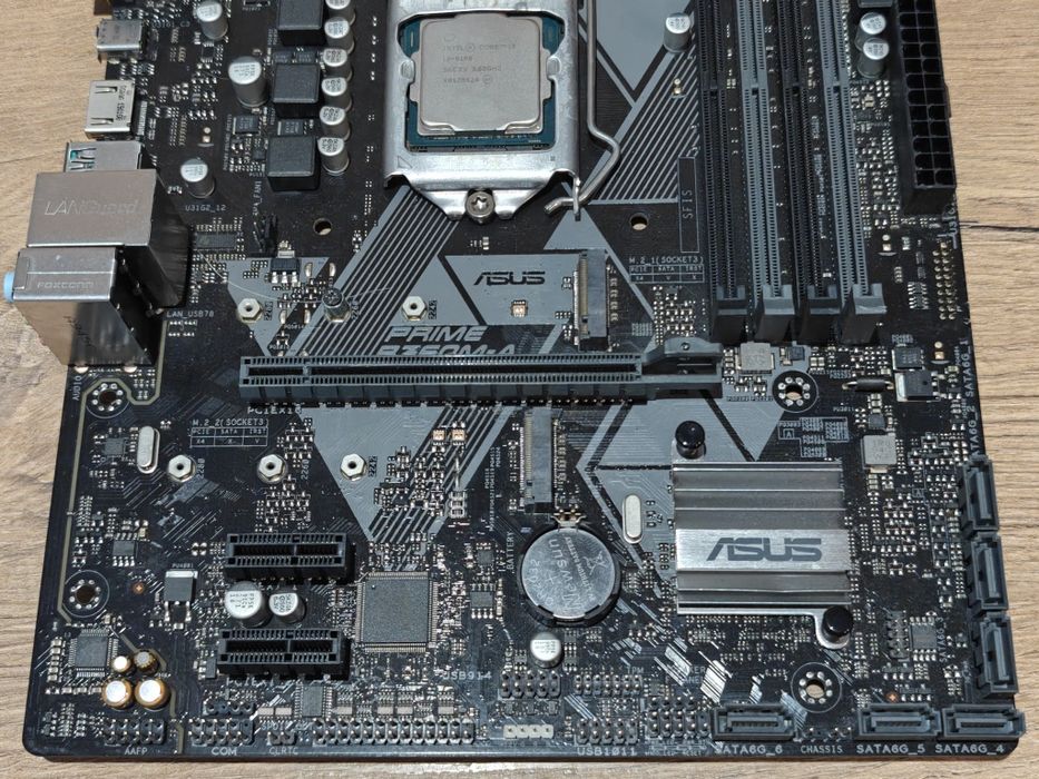 Płyta główna Asus Prime B360M-A z procesorem i3 9100