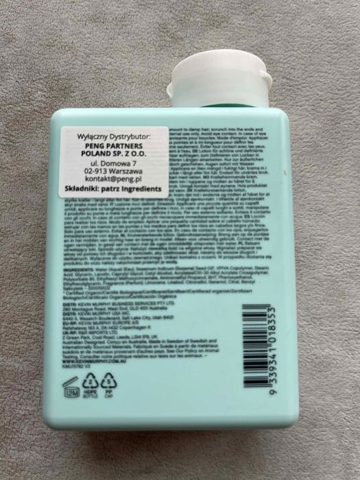 Motion Lotion Curl mleczko podkreślające skręt włosów Kevin Murphy