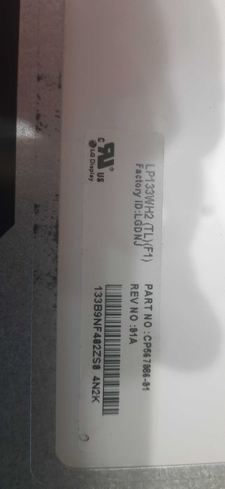 Дисплей матрица ноутбука Fujitsu uh552 LP133WH2