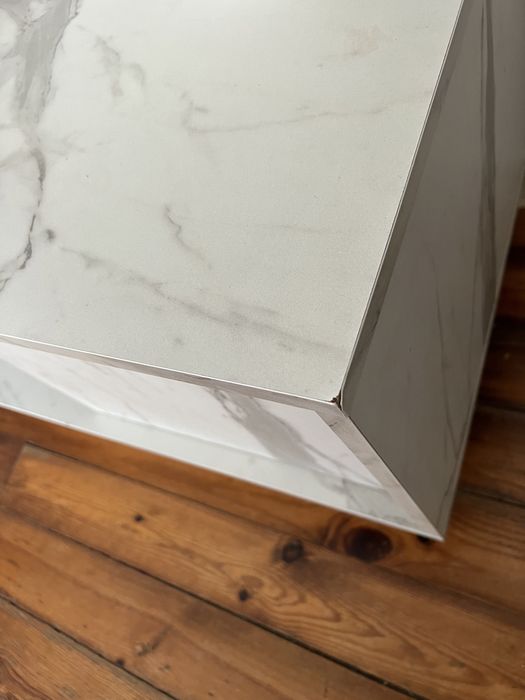 Móvel Base TV WEBMOVEIS mármore branco