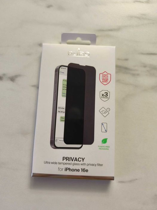 Nowe szkło hartowane do iPhone 16e szkło ochronne