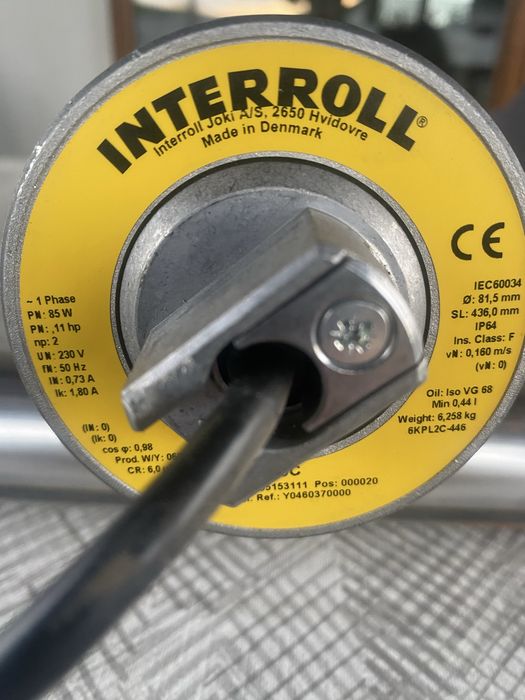 Elektrobęben Interroll Joki 85w taśmociąg
