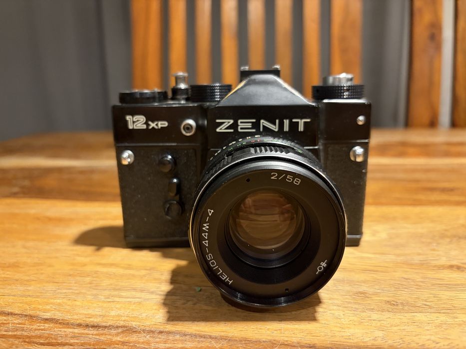 Aparat analog Zenit 12XP + Helios-44M-4 58mm f/2 | komplet | wysyłka