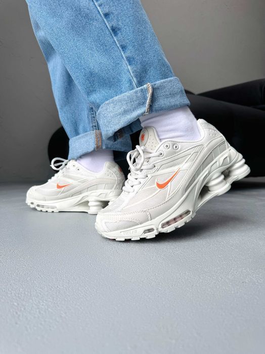 Кросівки Nike Shox Ride 2 Light Bone/Orange premium