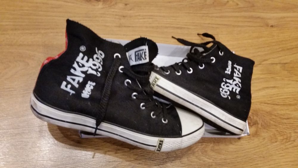 Trampki FAKE czarne
