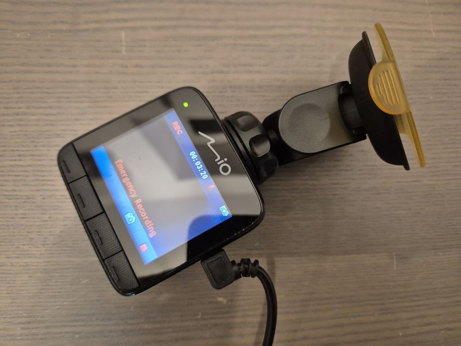Kamera samochodowa MIO, karta 16GB, zasilacz
