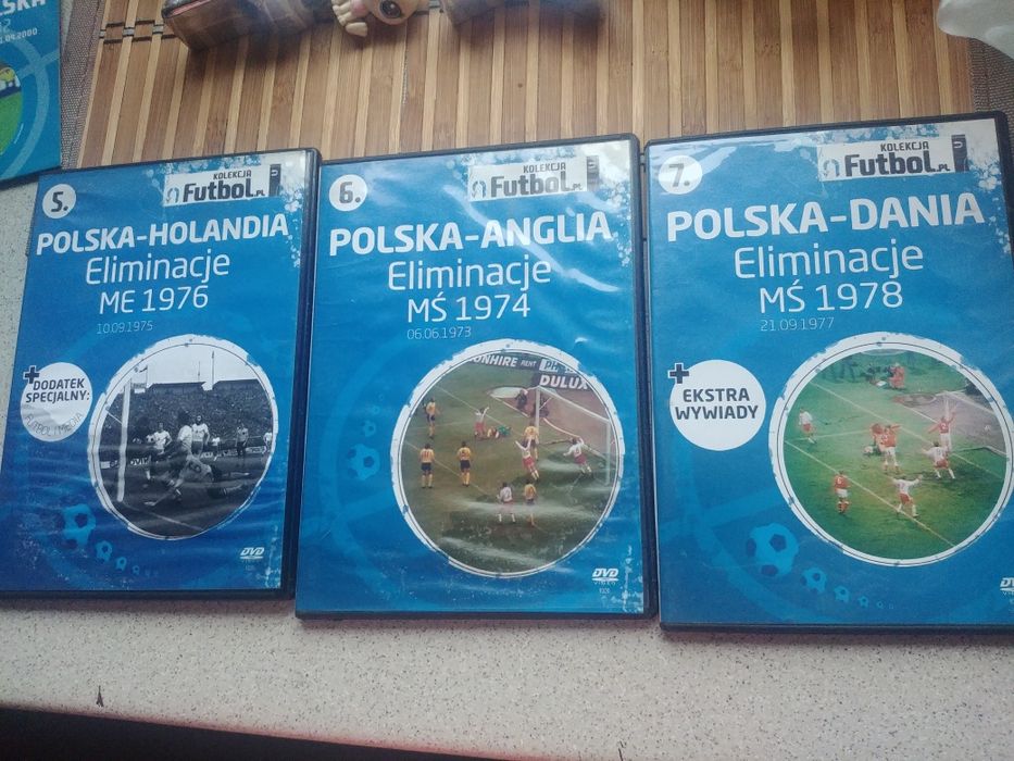 Kolekcja meczów Polski na 7 płytach DVD