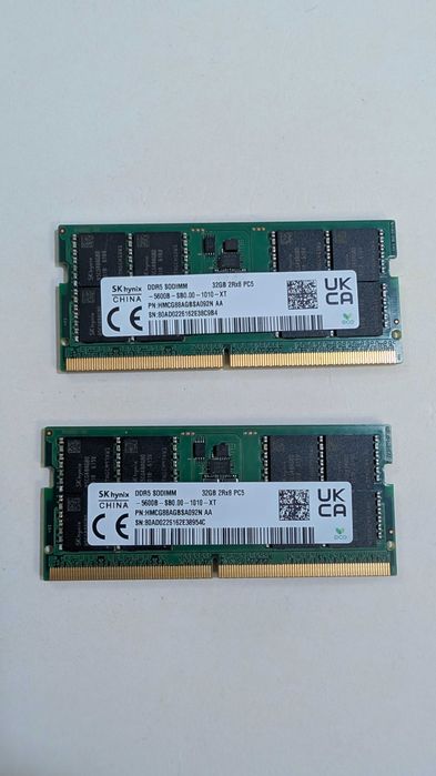 SKHynix 64GB DDR5 (32X2) 5600MHZ 2Rx8