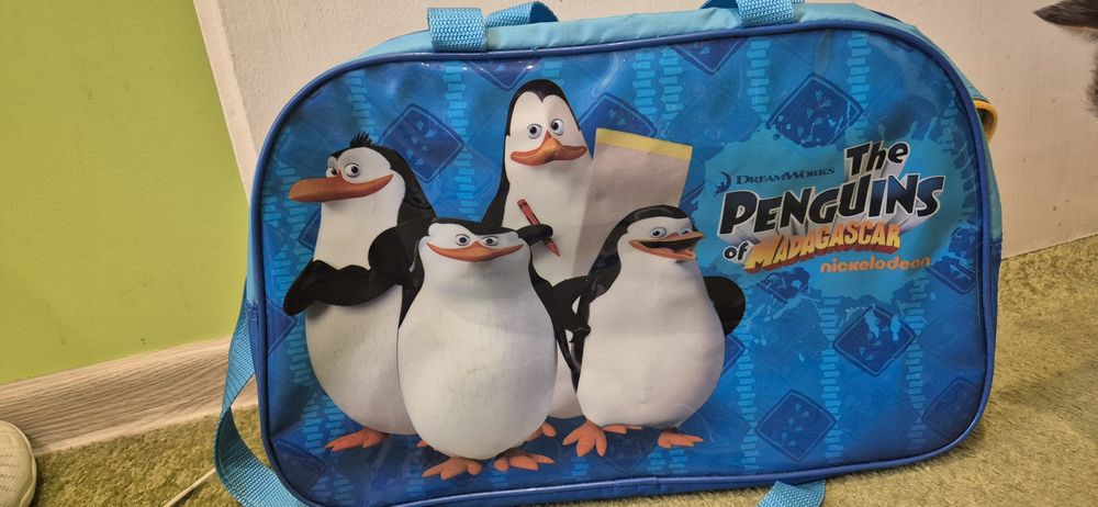Torba na ramię Pingwiny z Madagaskaru