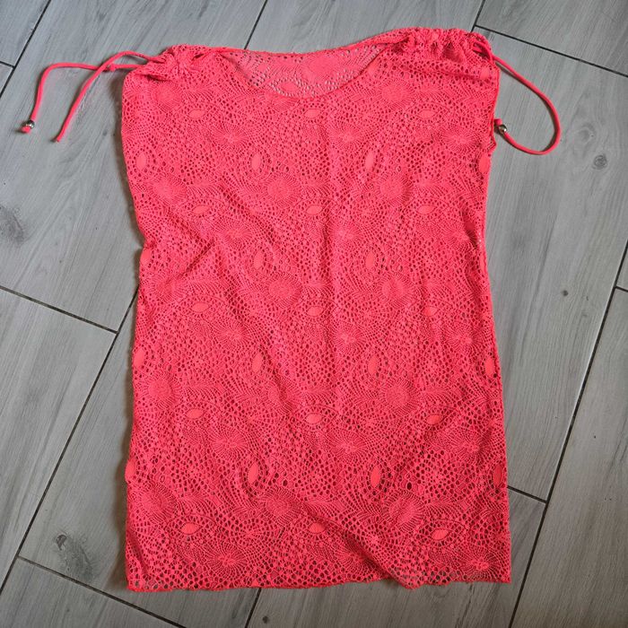 neonowa narzutka plażowa s/m tunika plażowa