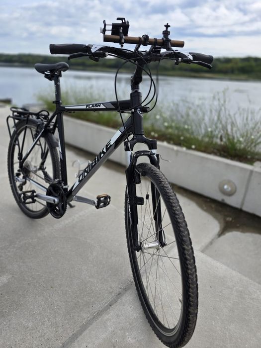 Unibike Flash 23". Rower Crossowy, serwisowany, bagaznik Ibera Ib-Ra4