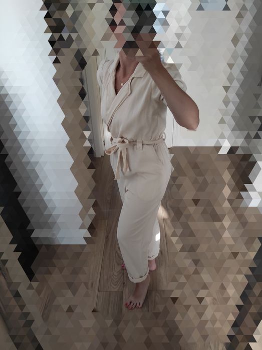 Kombinezon ecri Miss Selfridge S 36 M38bawełna