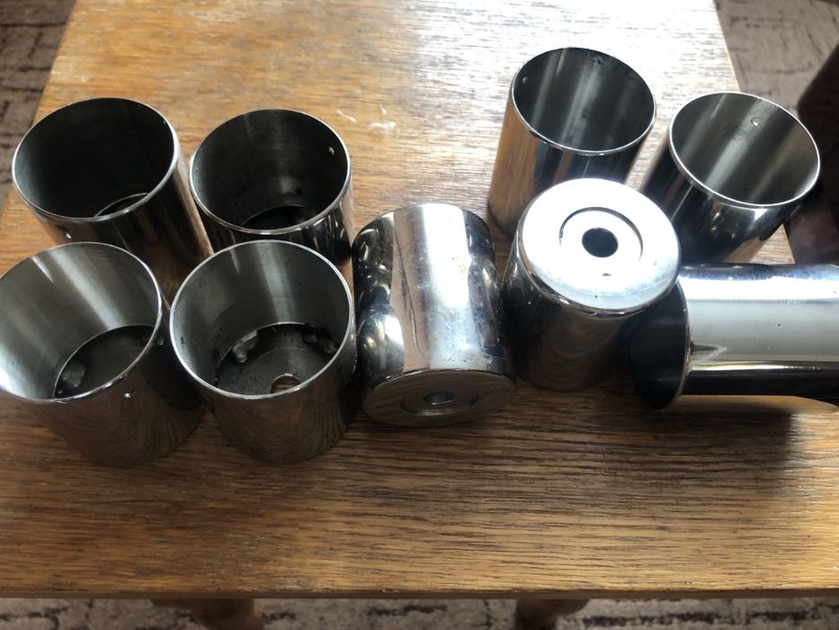 Стакани нержавіючі для перил