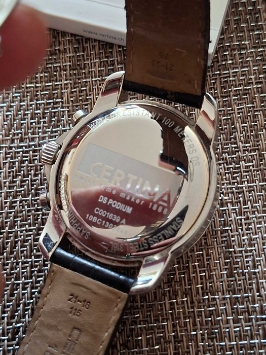 Zegarek męski Certina Ds Podium Big Size GMT Chrono