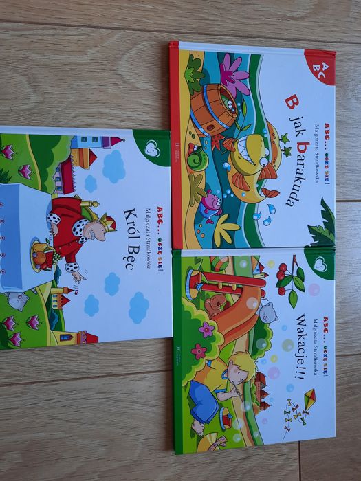 Książki, książeczki ABC uczę się.