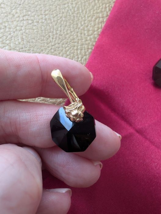 Kolczyki pantery srebro pozłacane Swarovski