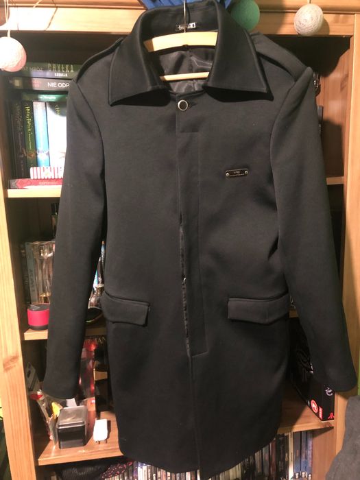 Długi męski płaszcz Plus Ninety