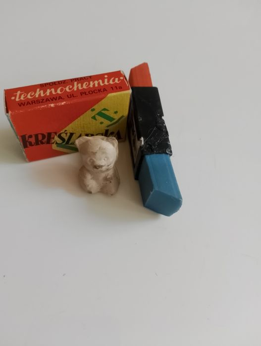 Kredki i gumki PRL