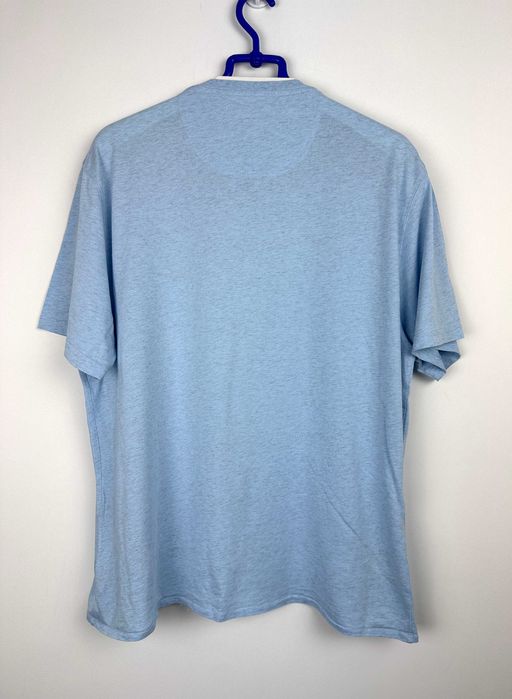 Koszulka męska BARBOUR niebieska baby blue t-shirt r. XL
