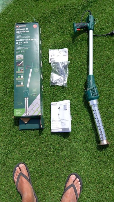 Queima relvas com acessórios