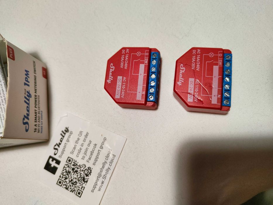 Shelly Plus 1PM  (2 Pack)