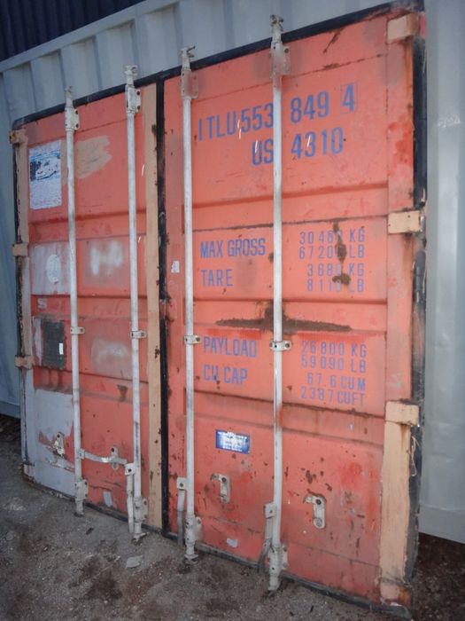 РУЧКА ШТАНГА замок запирания КОНТЕЙНЕРА морского В СБОРЕ с толсттрубой