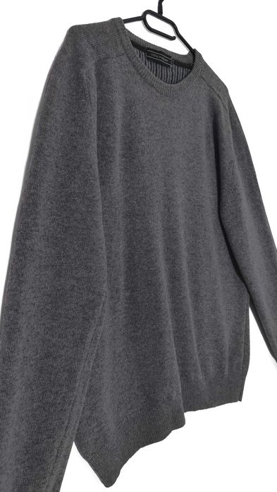 Męski Sweter Wełniany Szary Citta Di Milano |R. XL