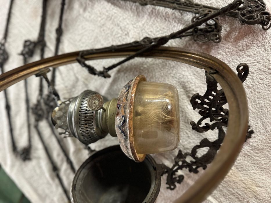 Candeeiro antigo a petróleo