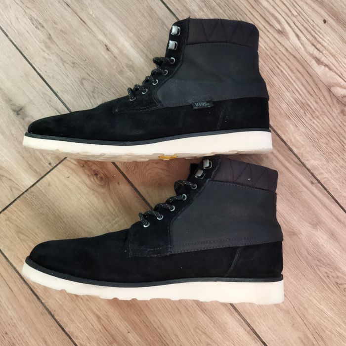 Vans 42.5 stylowe trapery skóra zamsz vibram, na wiosnę?
